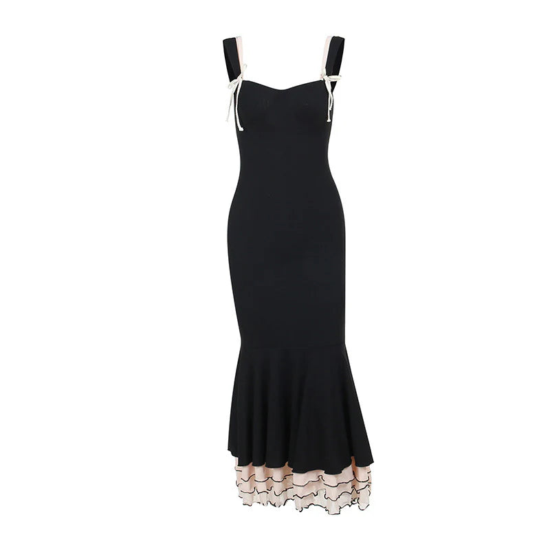 Mermaid Elegant Sweet Black formal dresses Bridesmaid Dresses evening gown Prom Dress